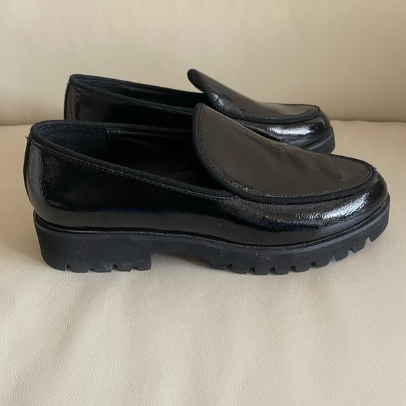 Black Patent Loafers Size 7 - Picture 1 of 7